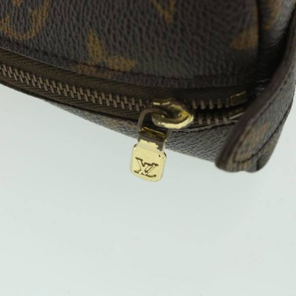 LOUIS VUITTON Monogram Trousse Demi Ronde Cosmetic Pouch M47520 LV Auth yk8915 - Picture 8 of 16
